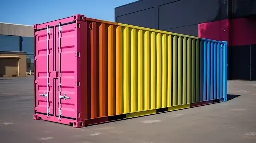 DIY Paint A Shipping Container