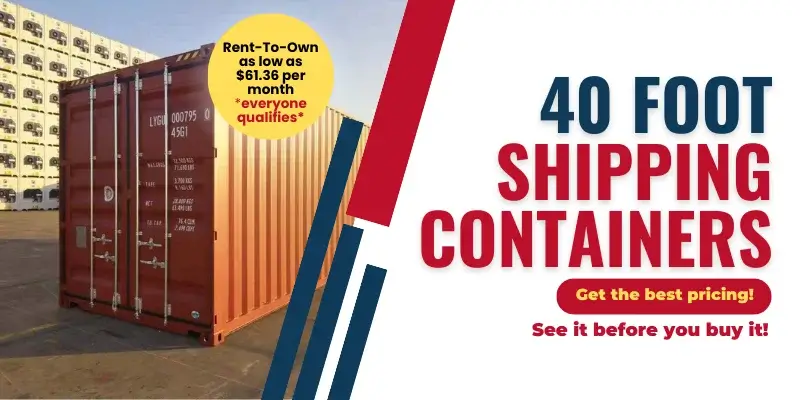 40 ft Shipping Containers For Sale