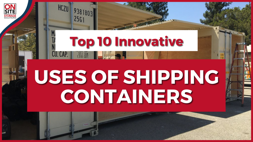innovative ways to use shipping containers