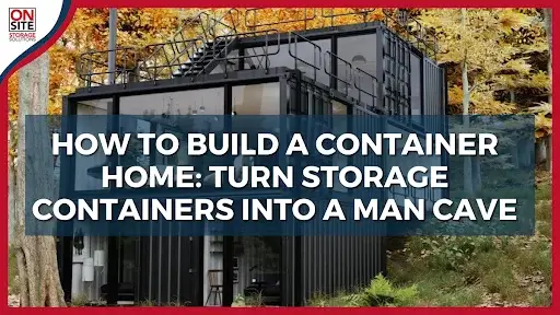 Turn Storage Containers Into a Man Cave
