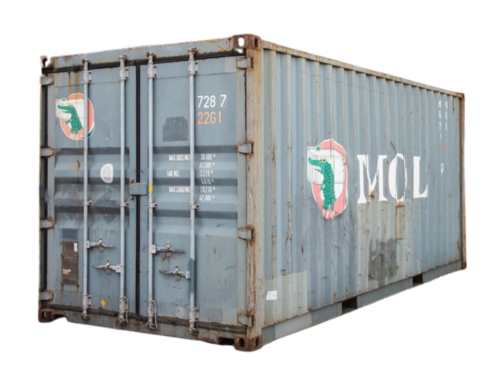 Used 20 ft Shipping Container Standard 8 ft 6 in High