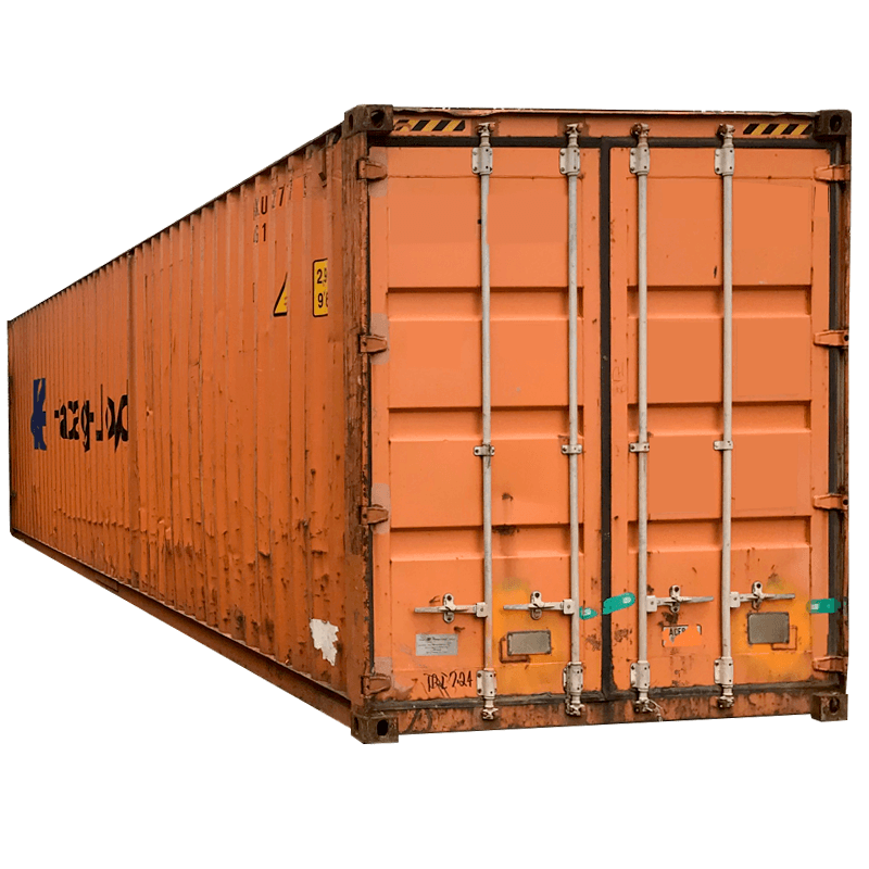 Used 40 ft Shipping Container High Cube 9 ft 6 in High