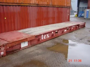 Open Flat Rack Container