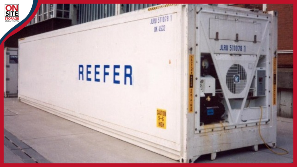 Refrigerated shipping containers