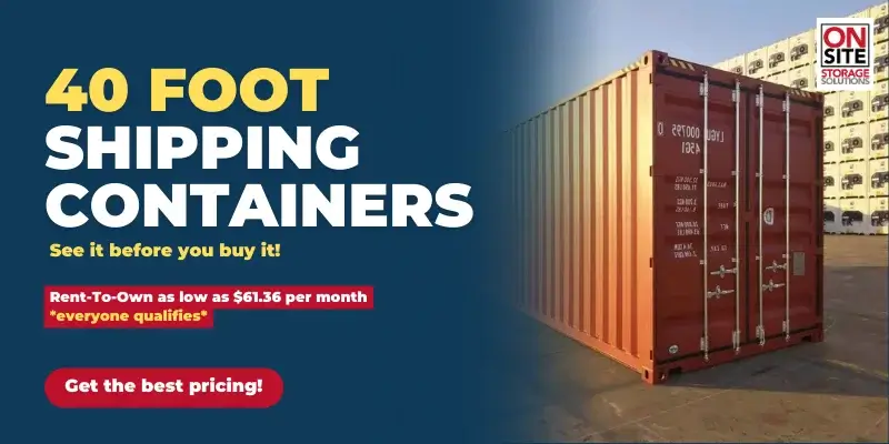 40 ft Shipping Container For Sale