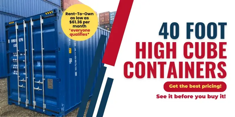 High Cube Shipping Containers For Sale