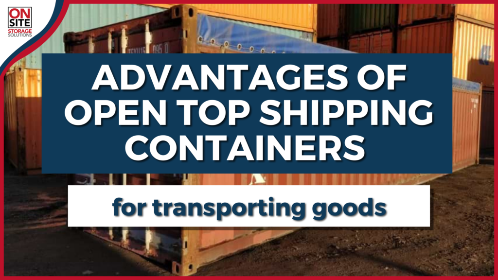 Open Top Shipping Containers