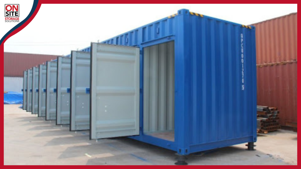 shipping container for storage