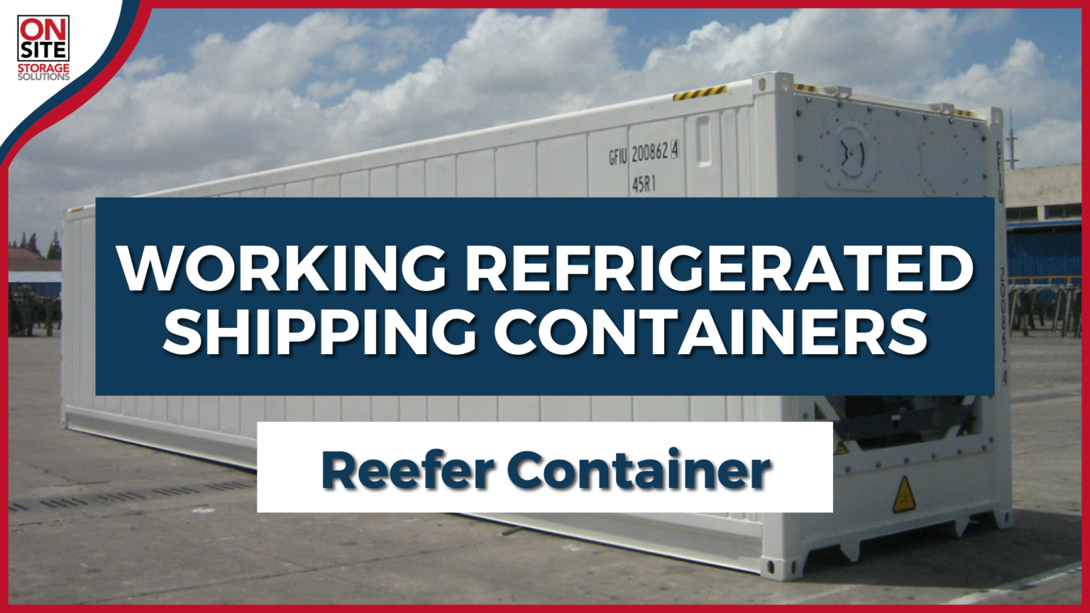 working refrigerated container