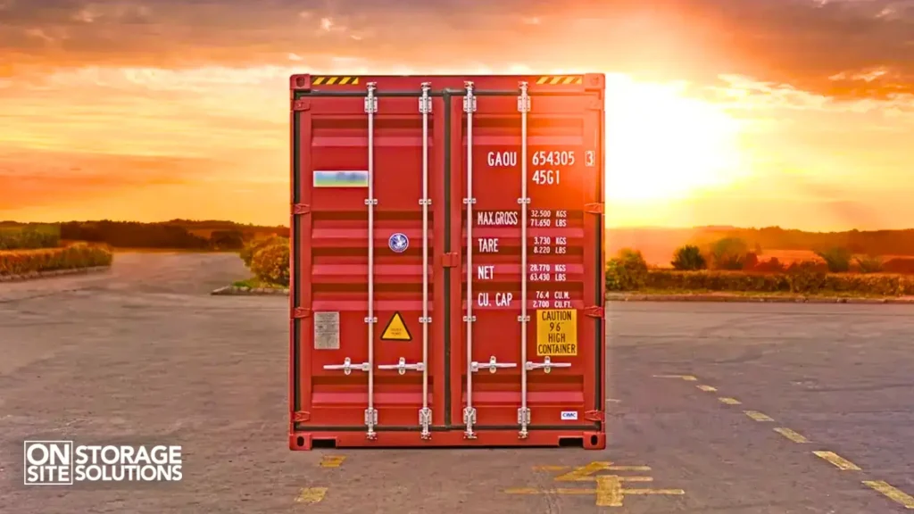 Types of high cube shipping container for storage and cargo applications