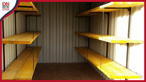 How To Build Simple Shelves in a Shipping Container 