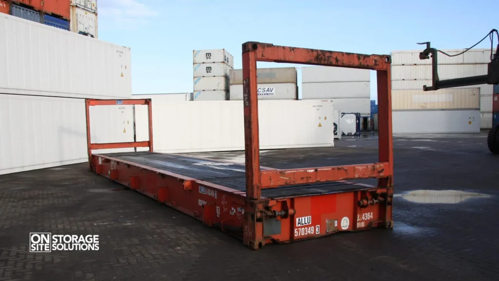 Specialized Shipping Containers-Flat Rack Shipping Containers