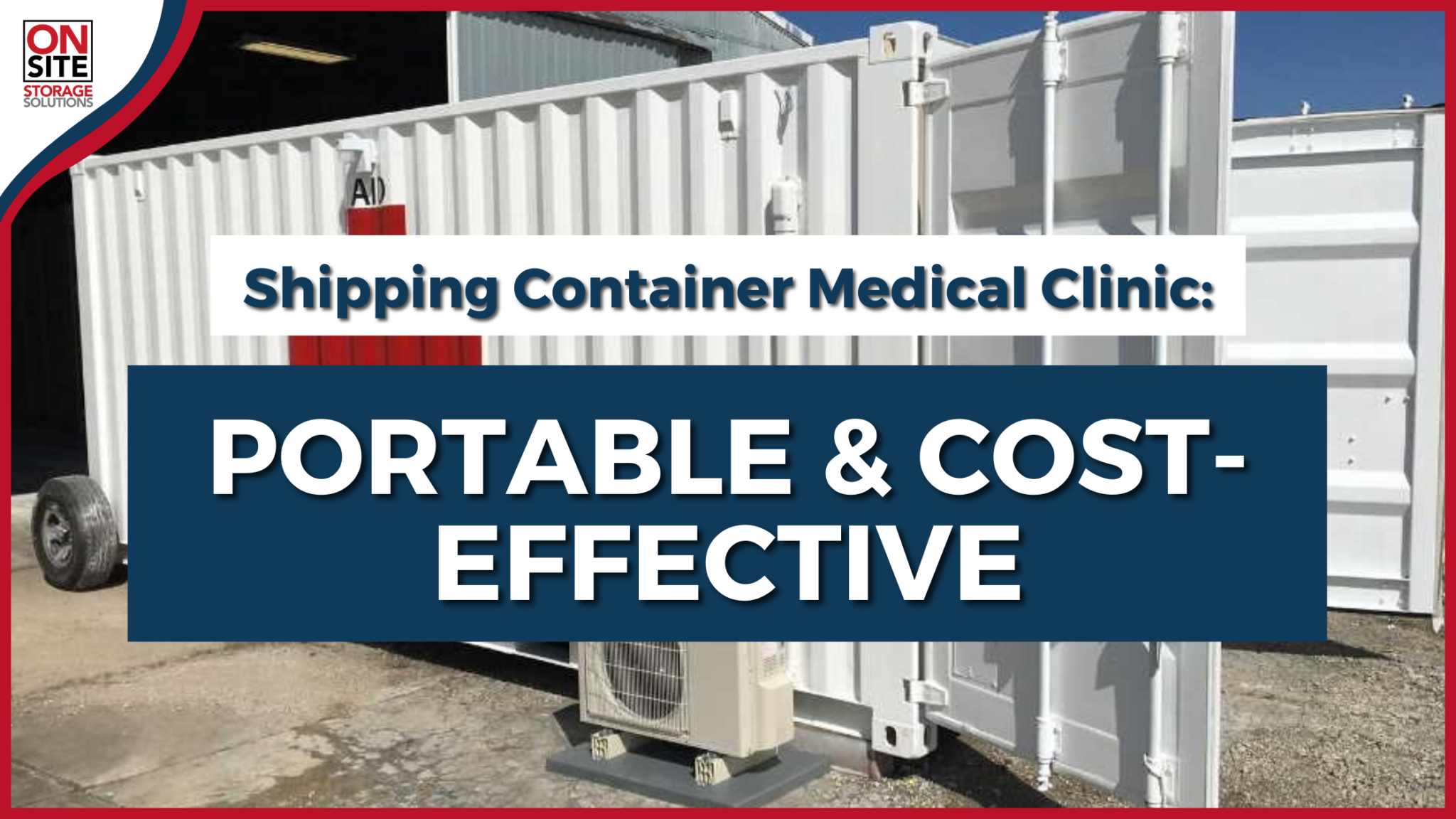 Portable Health Care Shipping Container Medical Clinic