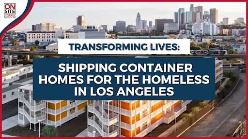 Shipping Container Homes for the Homeless in Los Angeles