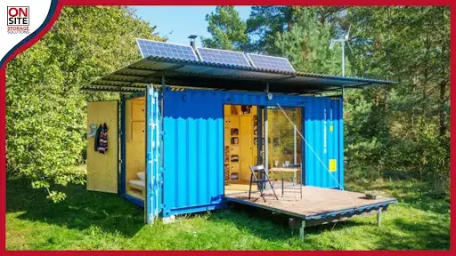 shipping container shed