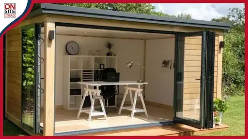 advantage of shipping container shed