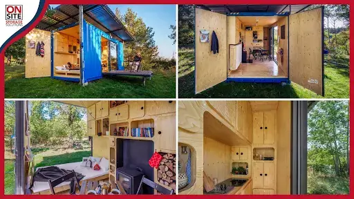 outdoorsman shipping container tiny home