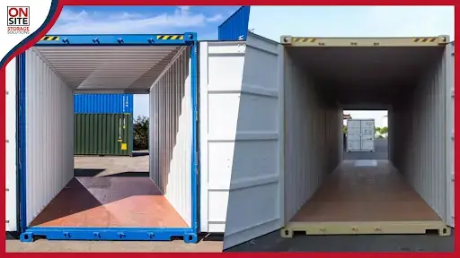 size of shipping container tunnels