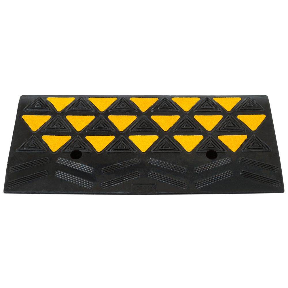 12" L x 23-5/8" W - Rubber Curb Ramp - 60,000 lbs. Capacity