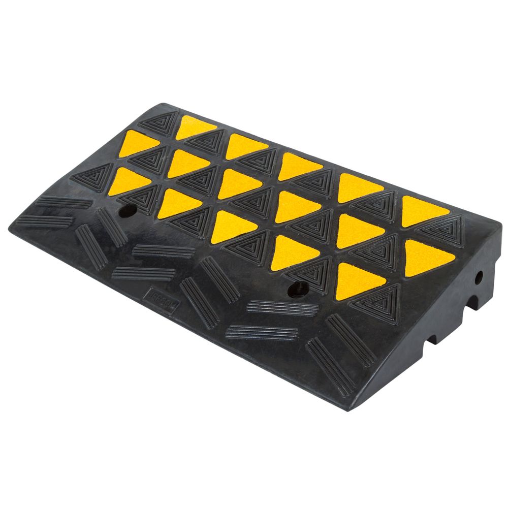 12" L x 23-5/8" W - Rubber Curb Ramp - 60,000 lbs. Capacity