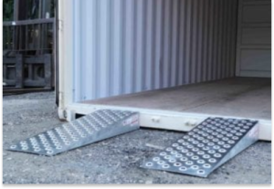 Shipping Container Riding Mower Ramp Shipping Container Ramps - OnsiteStorage