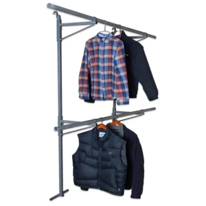 2-Tier (80″) (Single) ConExtra Apparel Rack: Adjustable Bracket – SB6122