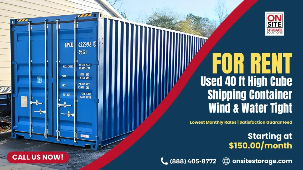shipping container rental near me