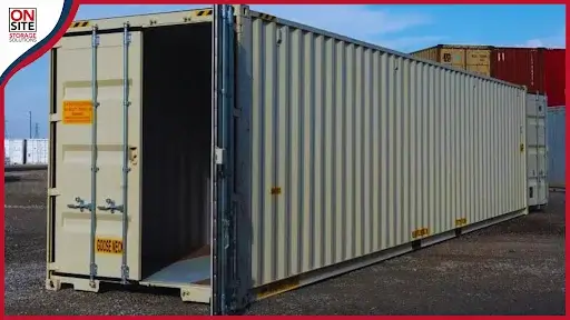 40-foot-high cube storage containers