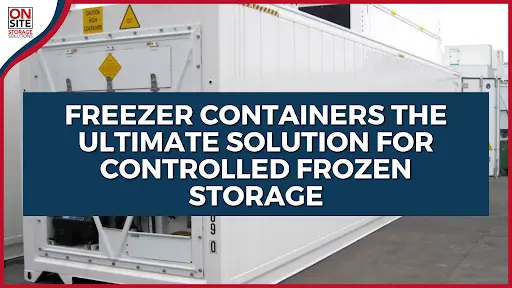 Ultimate Solution for Controlled Frozen Storage