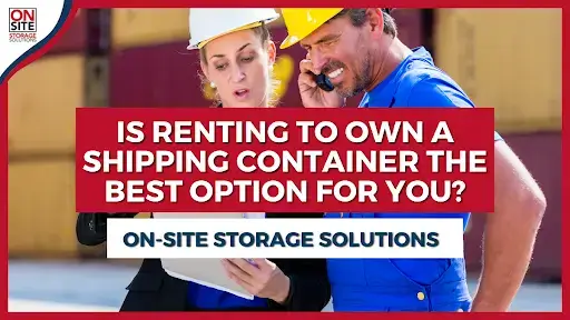 Rent-to-own shipping containers