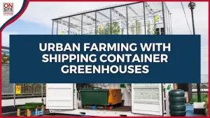 Urban Farming with Shipping Container Greenhouses