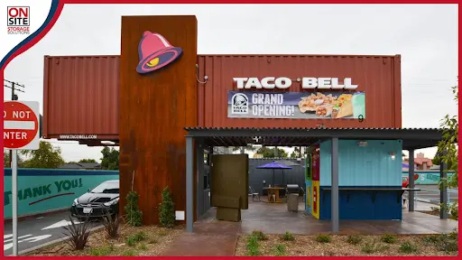 Taco Bell shipping container