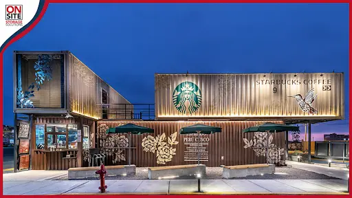 Starbucks shipping container