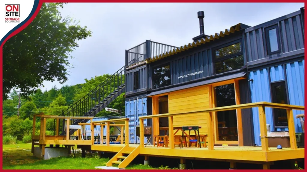 Wonderful Container House in the Unique Nature of Japan