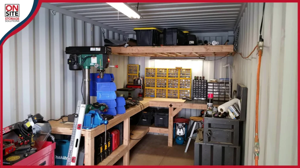 Eliminate or hide clutter of shipping container