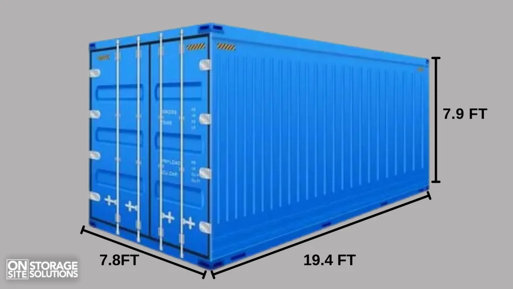The Most Popular Size is a Standard 20ft Shipping Box