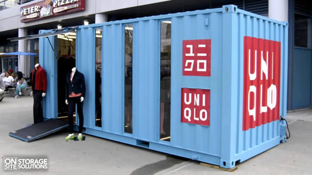 Uniqlo shipping container