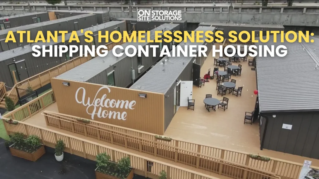 Atlanta Homelessness Solution Shipping Container Housing