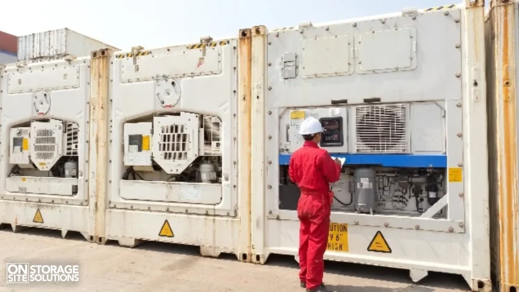How do refrigerated containers operate?