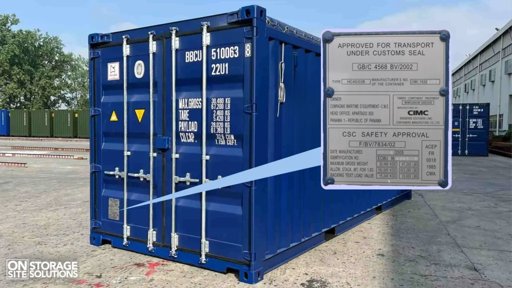 Shipping Container Certification and Standards