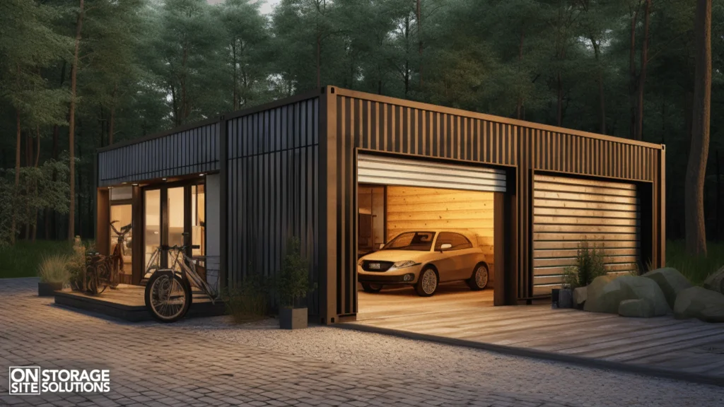 Open-Air Container Garage