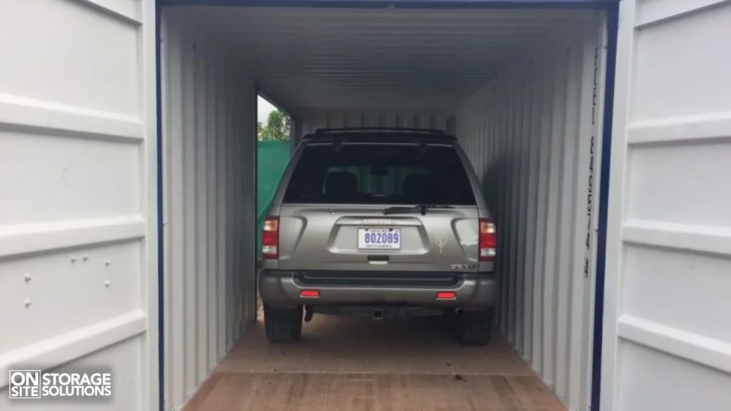 Single Container for Vehicle Storage