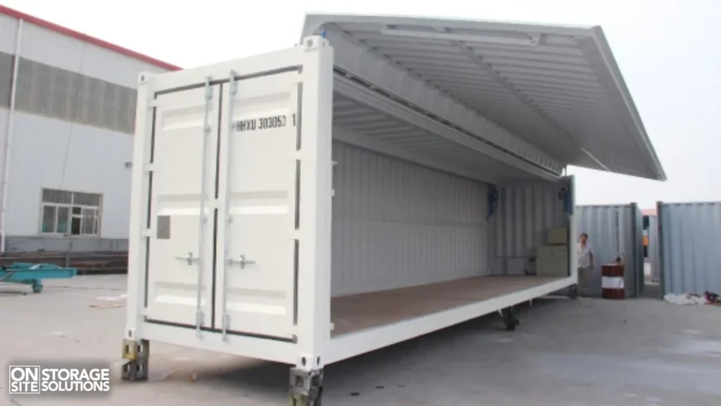 Open Side 40-Foot Shipping Container