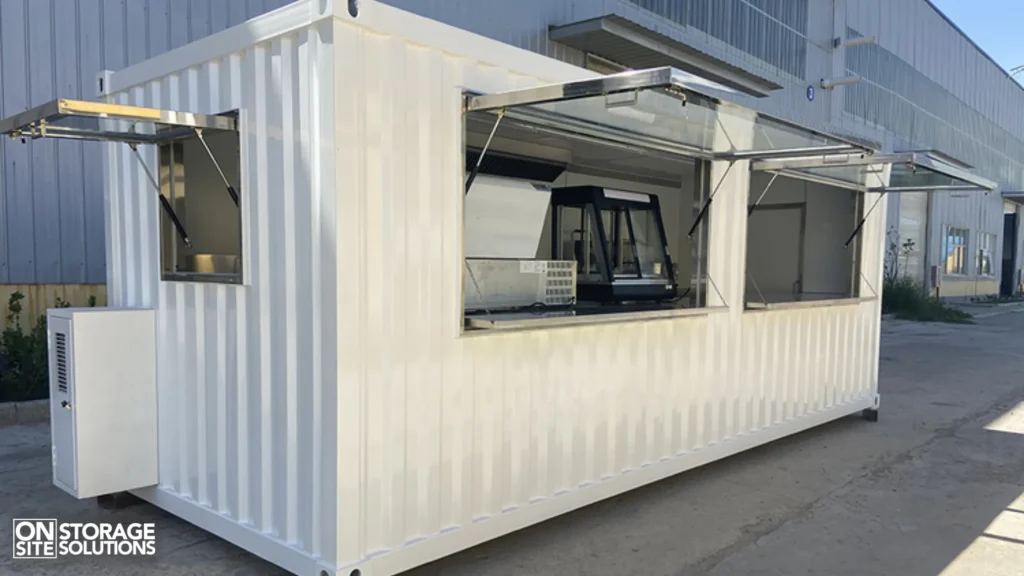 Types and Sizes of Dry Van Shipping Containers that can be Repurposed as Cafe