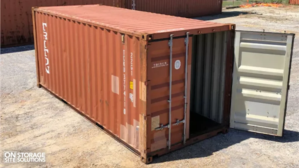 Dry Van Shipping Container with One Set of Double Doors on One End