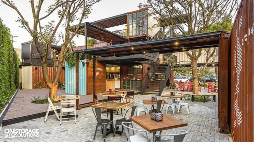 Examples of Restaurants Using Shipping Containers as Outdoor Kitchens