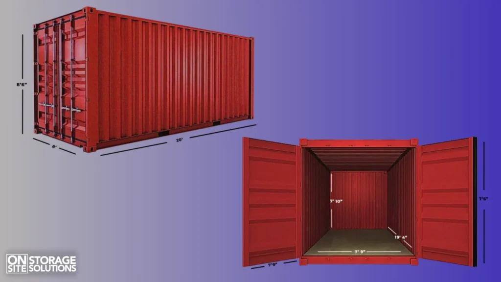 20 Foot Container Dimensions and Capacity