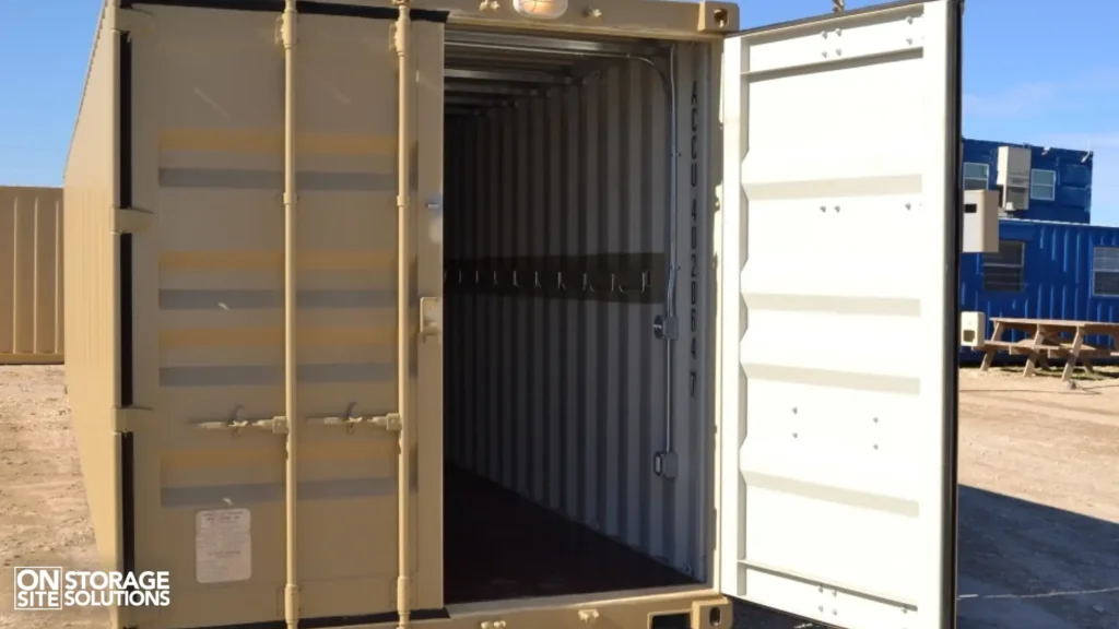 Cargo Door on Storage Containers