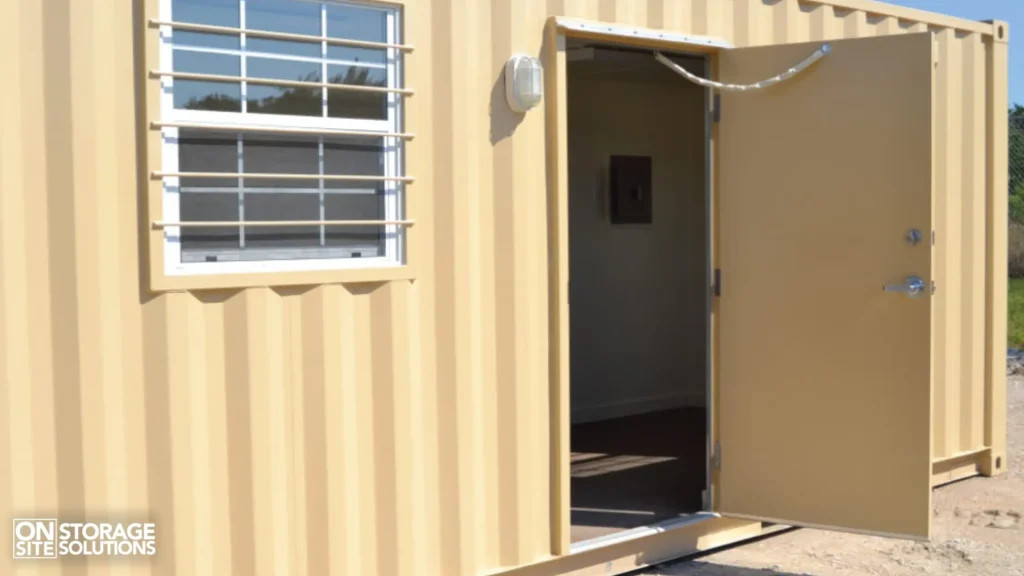 People Doors on Shipping Containers