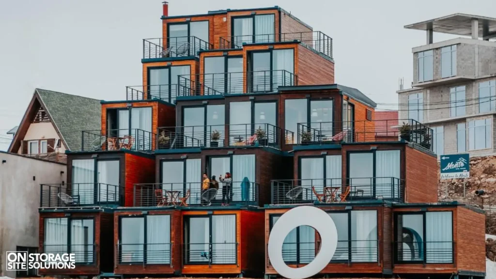 Repurposed Shipping Container Hotels Worldwide-Quadrum Ski and Yoga Resort in Gudauri, Georgia
